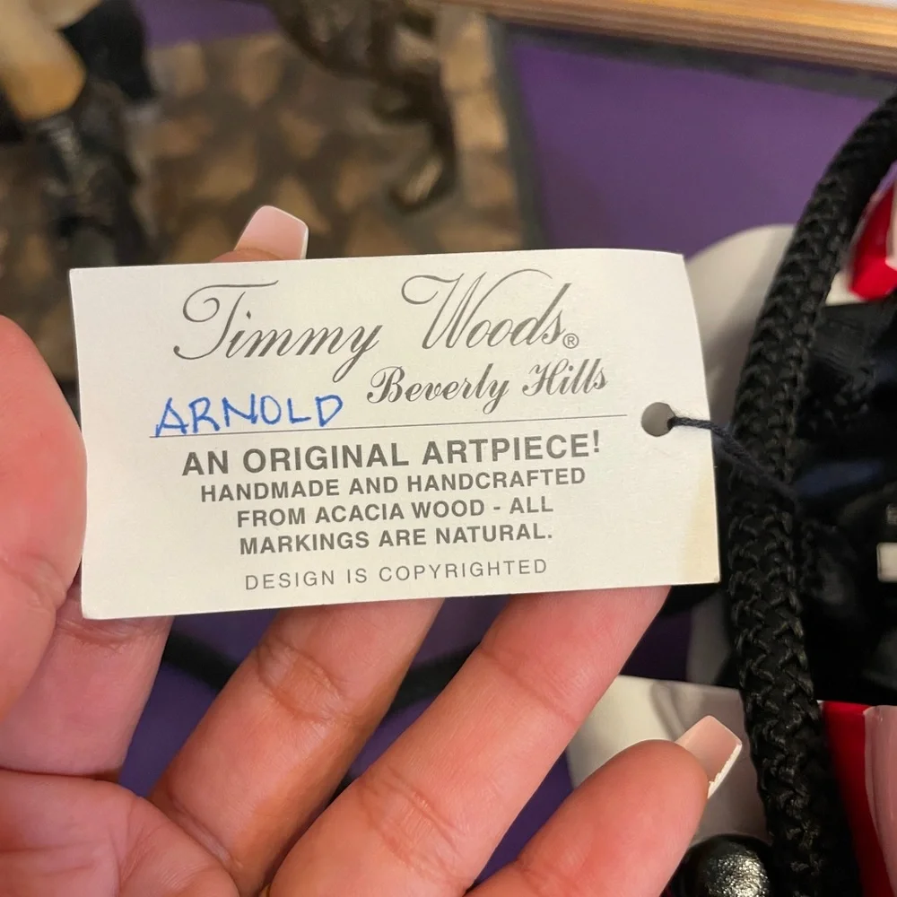 Rare TIMMY WOODS Beverly Hills Arnold Acacia Handbag Purse - Picture 8 of 16